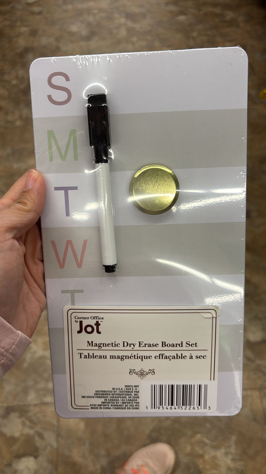 Magnetic Dry Erase Board Set