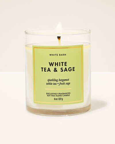 Vela de 1 Mecha - White Tea & Sage