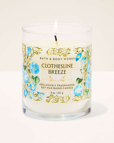 Vela de 1 Mecha - Clothesline Breeze