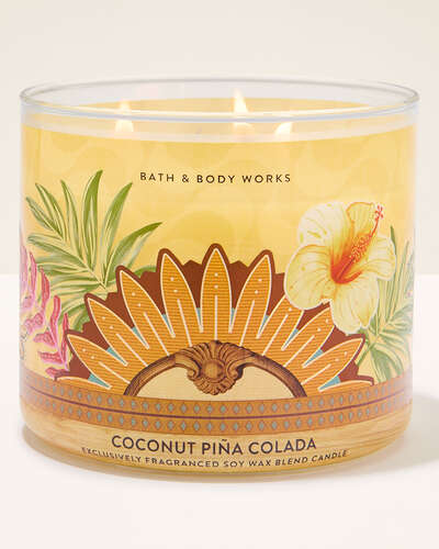 Vela 3 Mechas - Coconut Piña Colada