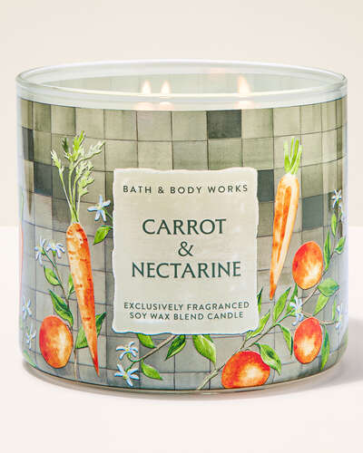 Vela 3 Mechas - Carrot & Nectarine