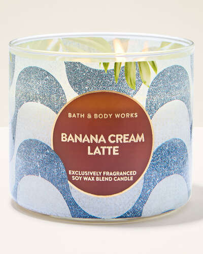 Vela 3 Mechas - Banana Cream Latte