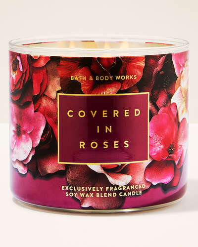 Vela 3 Mechas - Covered In Roses