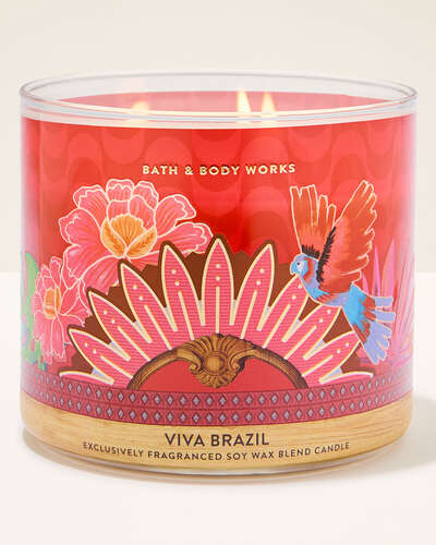 Vela 3 Mechas - Viva Brazil