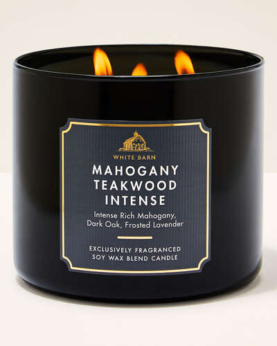 Vela 3 Mechas - Mahogany Teakwood Intense
