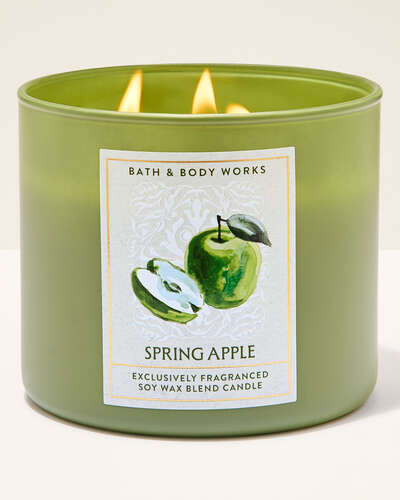 Vela 3 Mechas - Spring Apple