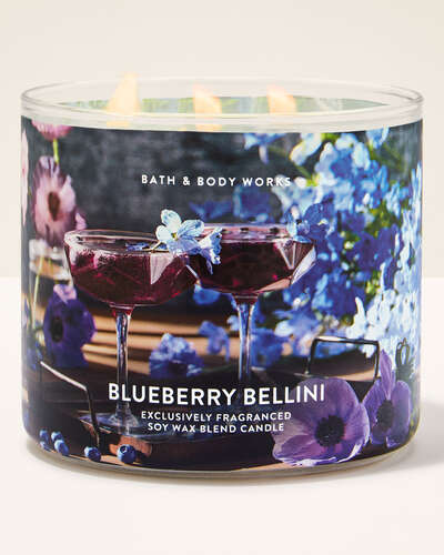 Vela 3 Mechas - Blueberry Bellini