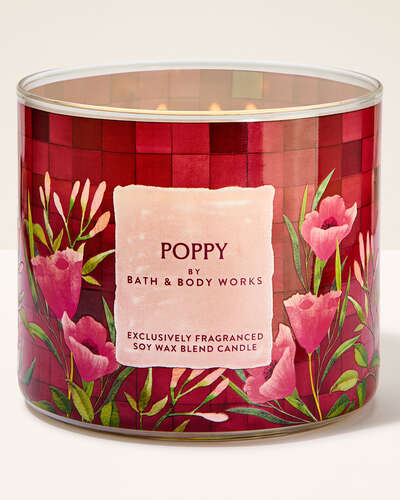 Vela 3 Mechas - Poppy