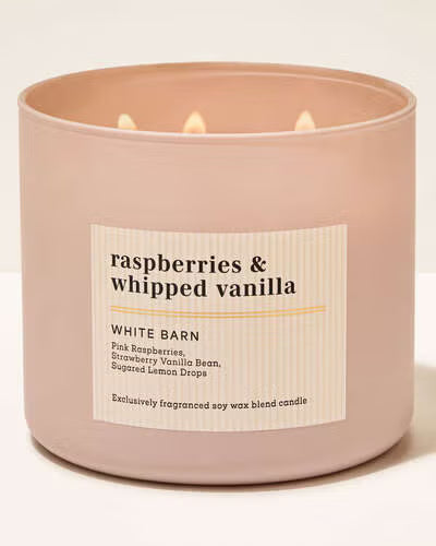 Vela de 3 Mechas - Raspberries & Whipped Vanilla Subasta