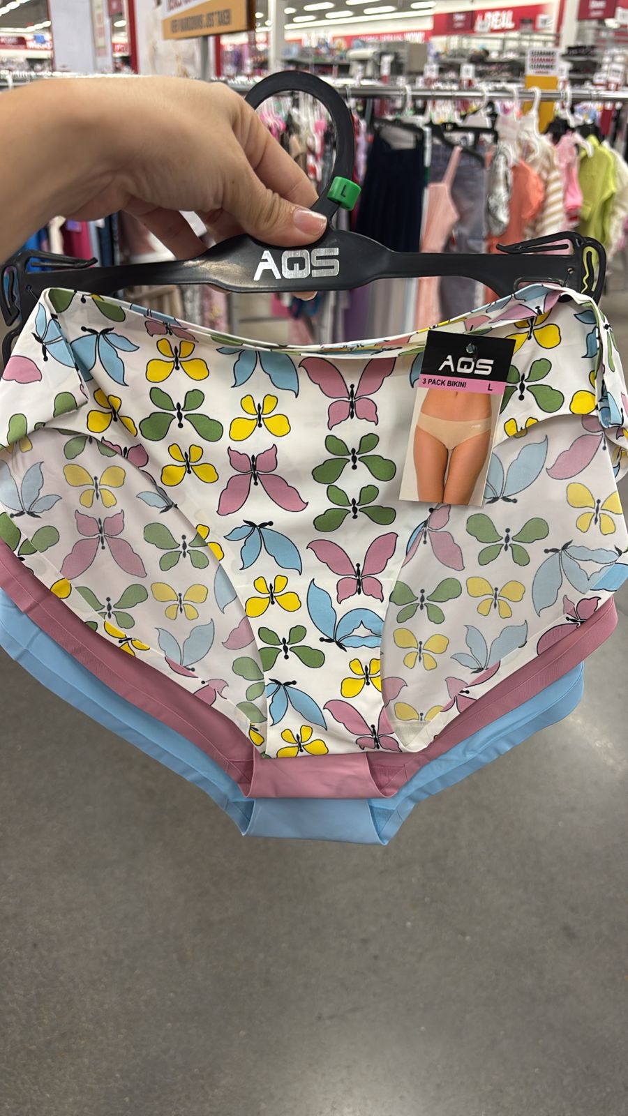Paquete de 3 Panties Invisibles , Talla L