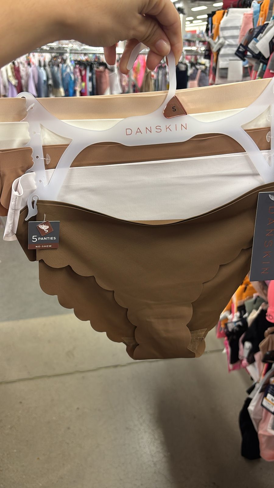Paquete de 5 Panties Invisibles , Talla S(Copia)