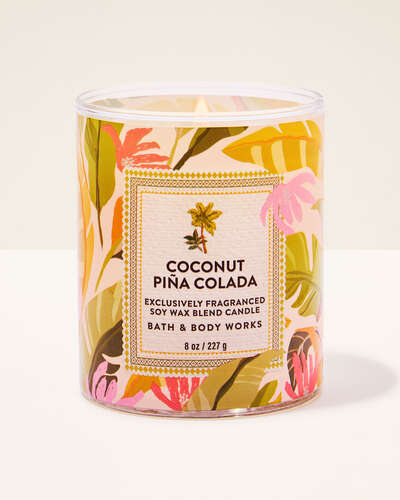 Vela de 1 Mecha - Coconut Piña Colada