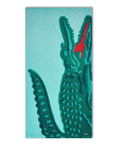 Toalla Lacoste Crocodile Print