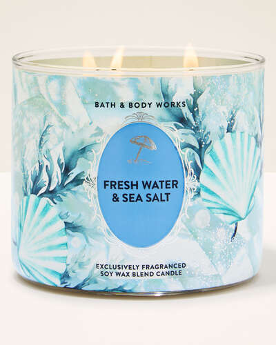 Vela 3 Mechas - Fresh Water & Sea Salt