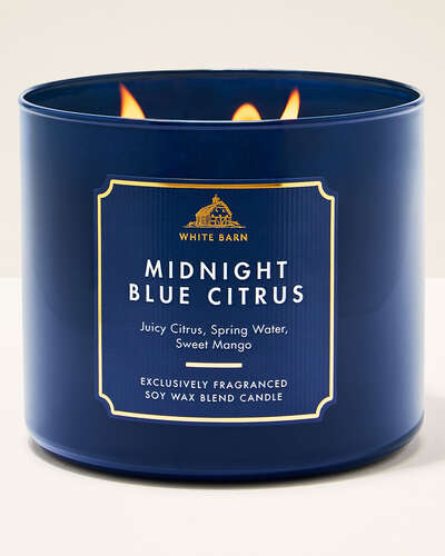 Vela 3 Mechas - Midnight Blue Citrus