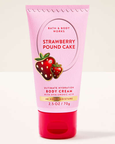 Travel Size Crema Corporal - Strawberry Pound Cake