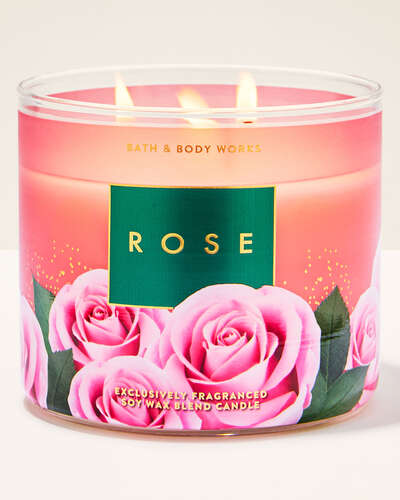Vela 3 Mechas - Rose