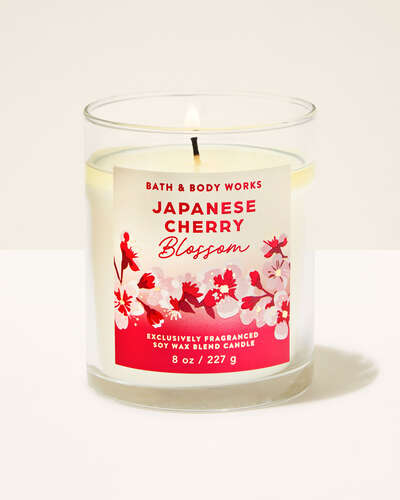 Vela de 1 Mecha - Japanese Cherry Blossom