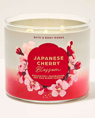 Vela 3 Mechas - Japanese Cherry Blossom