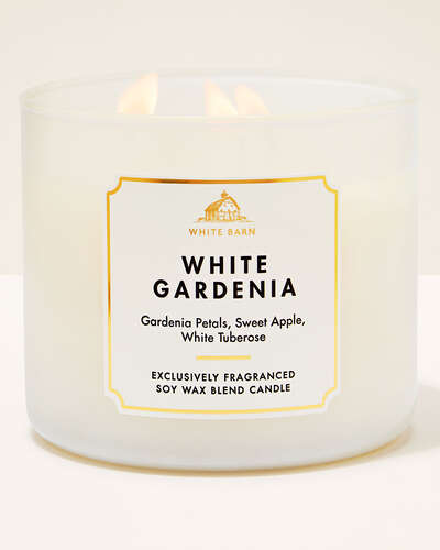 Vela 3 Mechas - White Gardenia