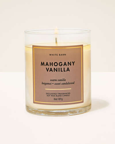 Vela de 1 Mecha - Mahogany Vanilla