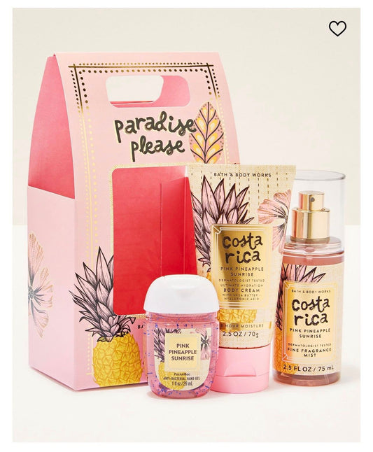 Gift Set - Pink Pineapple Sunrise
