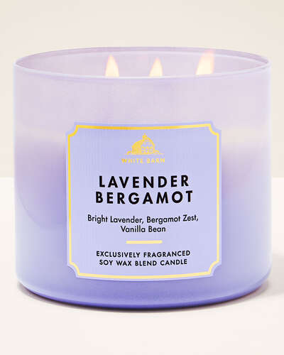 Vela 3 Mechas - Lavender Bergamot
