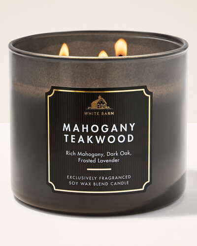 Vela 3 Mechas - Mahogany Teakwood