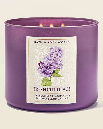 Vela 3 Mechas - Fresh Cut Lilacs