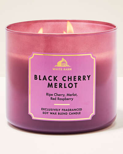 Vela 3 Mechas - Black Cherry Merlot